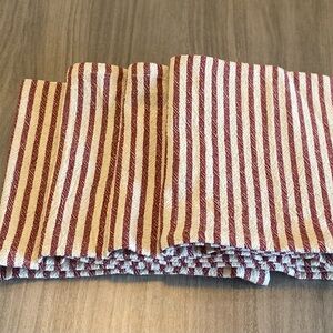 Hearth & Hand With Magnolia Stripe Napkins Farmhouse Set Of 4